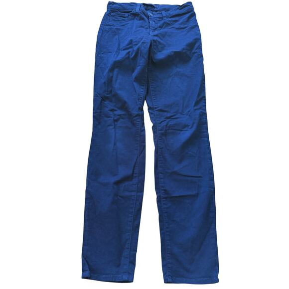 J Brand Blue Skinny Leg Pants 27 Navy Blue Twill Casual Capsule Timeless Fall - Picture 4 of 10